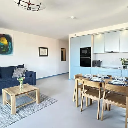 Apartman Premium Piamola - Balkon 33m2 Z Widokiem Na Zalew Wislany, Ladowarka Ev, Box Na Rowery, Basen Kąty Rybackie
