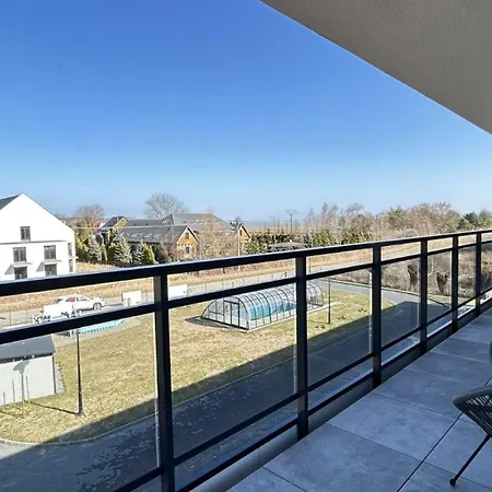Premium Piamola - Balkon 33m2 Z Widokiem Na Zalew Wislany, Ladowarka Ev, Box Na Rowery, Basen * Kąty Rybackie